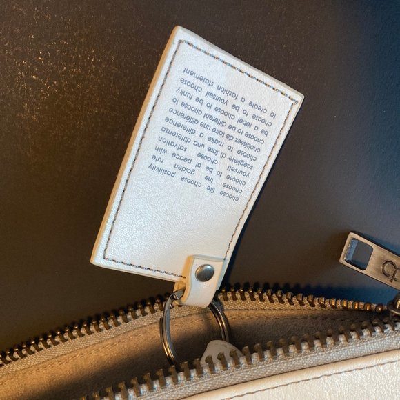 MATT & NAT Vegan Leather White Clutch Bag Purse - Picture 6 of 7